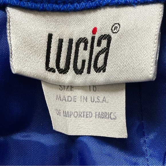 Vintage Lucia Deadstock Pleated Trousers | Fully Lined | Made in USA | 80s - Picture 2 of 12